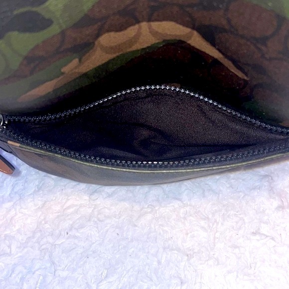 Coach Westway Signature Canvas Camo Camouflage Print Unisex Backpack Book Bag - Picture 12 of 16